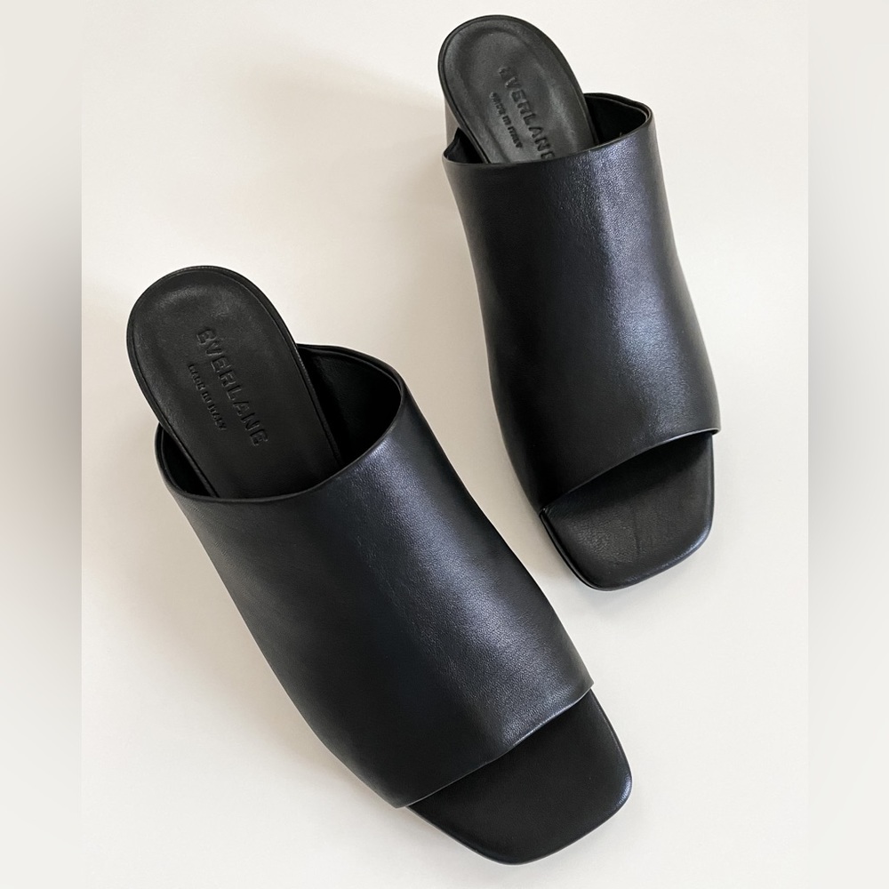 NWT Everlane Leather Mule Sandal